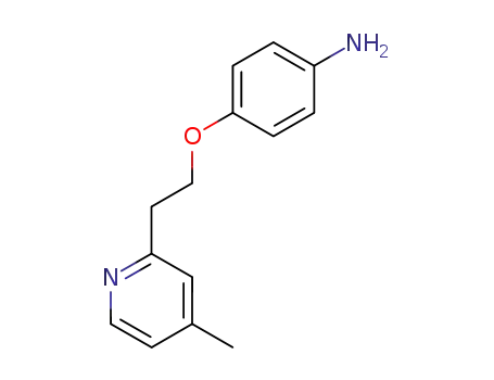 4-[2-(4-methyl-2-pyridyl)ethoxy]aniline