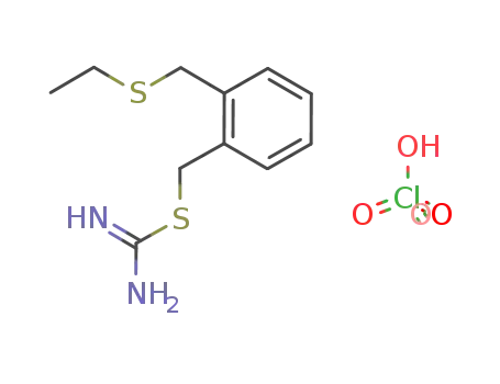 Molecular Structure of 95675-89-1 (S-<2-<(ethylthio)methyl>phenyl>thiuronium perchlorate)