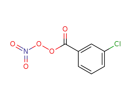 Molecular Structure of 56879-27-7 (Peroxide, 3-chlorobenzoyl nitro)