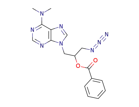 9-(3-azido-2-benzoyloxypropyl)-6-dimethylaminopurine