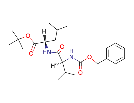 L-Leucine, N-[N-[(phenylmethoxy)carbonyl]-L-valyl]-, 1,1-dimethylethyl
ester