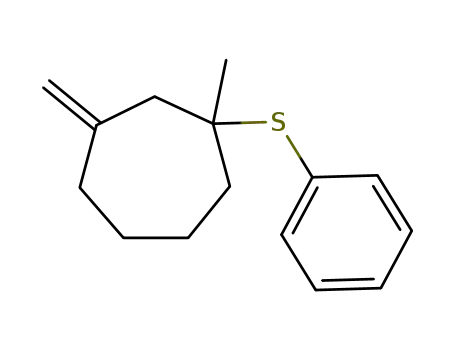 3-methyl-1-methylene-3-(phenylthio)cycloheptane