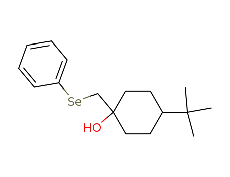 Molecular Structure of 54724-66-2 (Cyclohexanol, 4-(1,1-dimethylethyl)-1-[(phenylseleno)methyl]-)