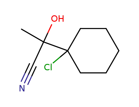 2-Hydroxy-2-<1-Chlor-cyclohexyl-(1)>-propionitril