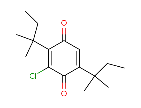 2-Chlor-3,6-di-t-pentyl-1,4-benzochinon