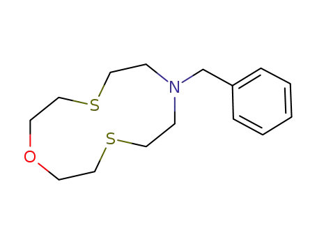 Molecular Structure of 99727-59-0 (((1-oxa-4,10-dithia-7-azacyclododec-7-yl)methyl)benzene)