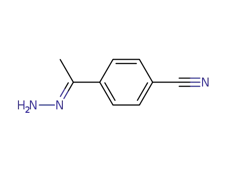 Benzonitrile, 4-(1-hydrazonoethyl)-