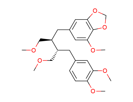 6-[(2R,3R)-3-(3,4-Dimethoxybenzyl)-4-methoxy-2-(methoxymethyl)butyl]-4-methoxy-1,3-benzodioxole