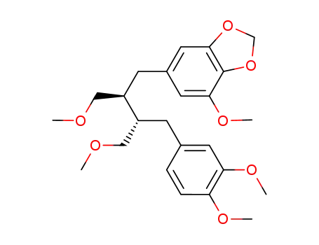 6-[(2R,3R)-3-[(3,4-dimethoxyphenyl)methyl]-4-methoxy-2-(methoxymethyl)butyl]-4-methoxy-1,3-benzodioxole