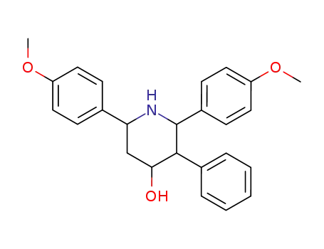 2,6-Bis(4-methoxyphenyl)-3-phenylpiperidin-4-ol