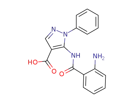 N-(1-phenyl-4-carboxypyrazol-5-yl)-2-aminobenzamide