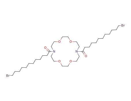 1,4,10,13-Tetraoxa-7,16-diazacyclooctadecane,
7,16-bis(12-bromo-1-oxododecyl)-