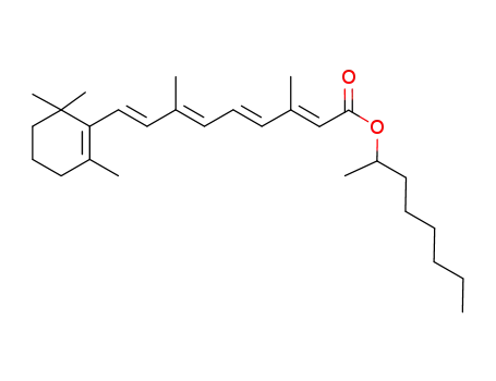Molecular Structure of 82838-02-6 ((+)-2-octanoyl retinoate)