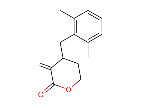 (S)-4-[(2,6-Dimethylphenyl)methyl]-3,4,5,6-tetrahydro-3-methylene-2H-pyran-2-one