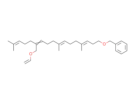 ((3E,7E,11E)-4,8,16-Trimethyl-12-vinyloxymethyl-heptadeca-3,7,11,15-tetraenyloxymethyl)-benzene