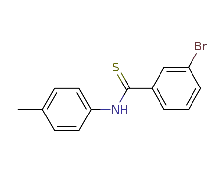 Molecular Structure of 127351-09-1 (3-bromo-N-(4-methylphenyl)benzenecarbothioamide)
