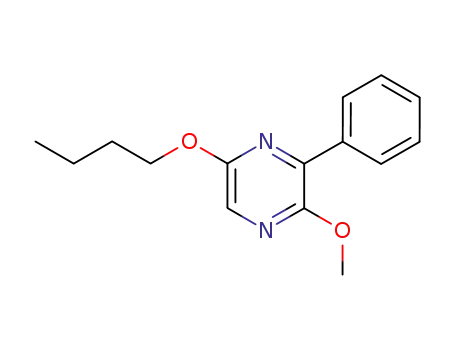 Molecular Structure of 100957-84-4 (5-butoxy-2-methoxy-3-phenyl-pyrazine)