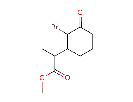 trans-methyl 2-(2-bromo-3-oxocyclohexyl)propionate