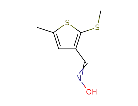 2-methylthio-5-methylthiophene-3-aldehyde oxime
