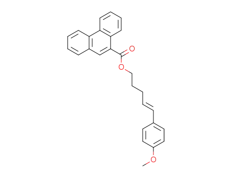 (E)-5-(p-methoxyphenyl)-4-pentenyl 9-phenanthrenecarboxylate