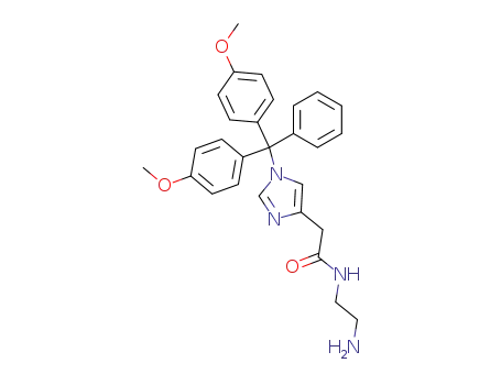 N-(2-Aminoethyl)-1-<bis(4-methoxyphenyl)phenylmethyl>-1H-imidazole-4-acetamide