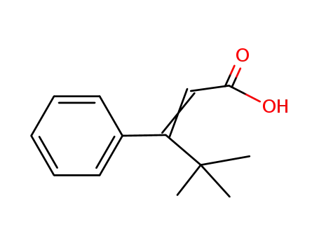 (E)-4,4-dimethyl-3-phenyl-2-pentenoic acid