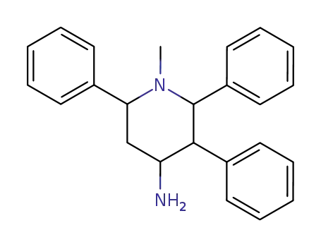 1-Methyl-2,3,6-triphenyl-4-piperidinamine hydrochloride