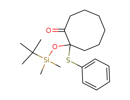 Cyclooctanone, 2-[[(1,1-dimethylethyl)dimethylsilyl]oxy]-2-(phenylthio)-