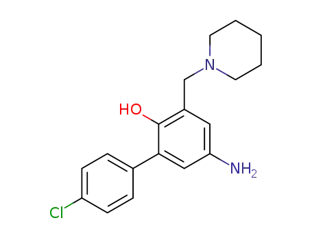 5-Amino-4'-chloro-3-piperidin-1-ylmethyl-biphenyl-2-ol
