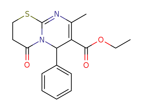 ETHYL 8-METHYL-4-OXO-6-PHENYL-3,4-DIHYDRO-2H,6H-PYRIMIDO[2,1-B][1,3]THIAZINE-7-CARBOXYLATE
