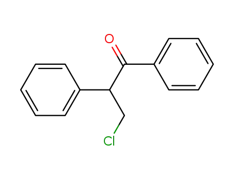 Molecular Structure of 92435-53-5 (3-chloro-1,2-diphenylpropan-1-one)