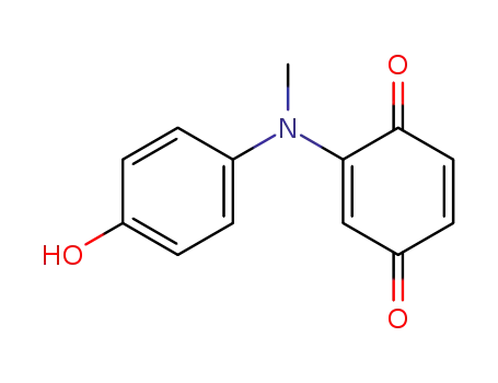 2-(p-Hydroxy-N-methylanilino)-1,4-benzochinon