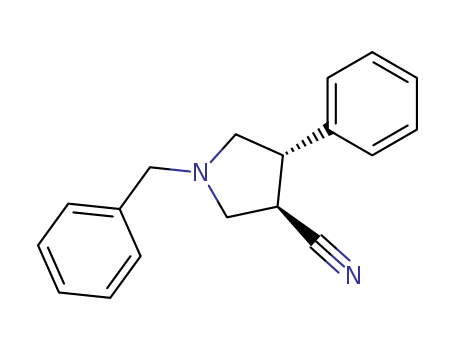(3S,4R)-1-benzyl-4-phenylpyrrolidine-3-carbonitrile