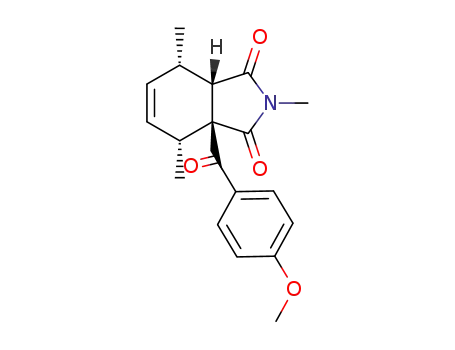 (1SR,2SR,5RS,6SR)-1-(4-methoxybenzoyl)-2,5,8-trimethyl-7,9-dioxo-8-azabicyclo<4.3.0>non-3-ene