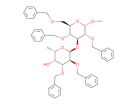 methyl 2,4,6-tri-O-benzyl-3-O-(2,3-di-O-benzyl-α-L-fucopyranosyl)-α-D-glucopyranoside