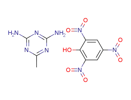 6-methyl-[1,3,5]triazine-2,4-diyldiamine; picrate