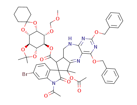 C<sub>54</sub>H<sub>58</sub>BrN<sub>5</sub>O<sub>14</sub>