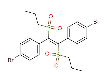 trans-1,2-bis(n-propylsulphonyl)-1,2-bis(4'-bromophenyl)ethylene