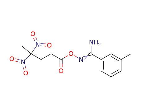 O-(4,4-Dinitropentanoyl)-3-methylbenzamidoxime