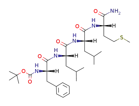 Boc-Phe-Leu-Leu-Met-NH<sub>2</sub>