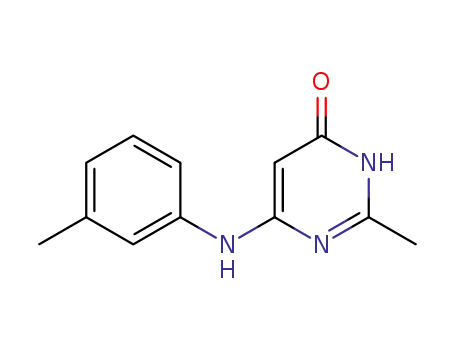 2-Methyl-6-m-tolylamino-3H-pyrimidin-4-one