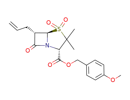p-methoxybenzyl 6-α-allylpenicillanate 1,1-dioxide