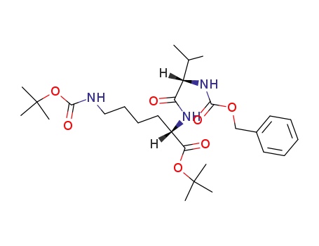 Benzyloxycarbonyl-L-valyl-N<sup>ε</sup>-t-butyloxycarbonyl-L-lysine t-butyl ester