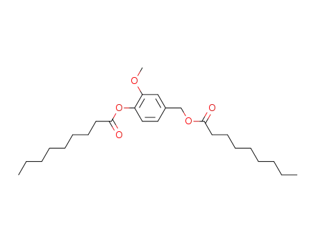 3-methoxy-4-(nonanoyloxy)benzyl nonanoate