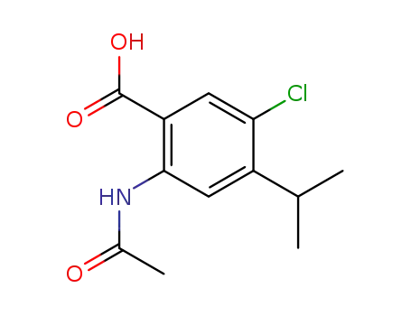 2-acetylamino-5-chloro-4-isopropyl-benzoic acid