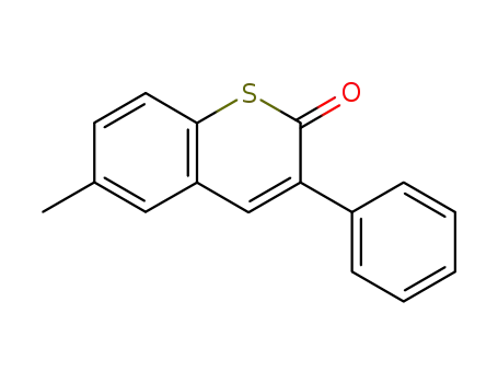 2H-1-Benzothiopyran-2-one, 6-methyl-3-phenyl-