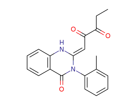ethyl (3E)-3-[3-(2-methylphenyl)-4-oxo-3,4-dihydroquinazolin-2(1H)-ylidene]-2-oxopropanoate