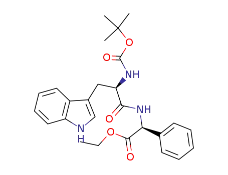 (S)-[(R)-2-tert-Butoxycarbonylamino-3-(1H-indol-3-yl)-propionylamino]-phenyl-acetic acid ethyl ester