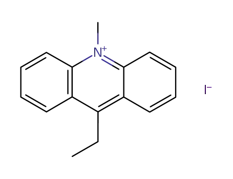 Molecular Structure of 32339-01-8 (9-ethyl-10-methyl-acridinium; iodide)