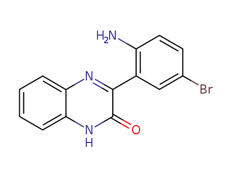 2(1H)-Quinoxalinone, 3-(2-amino-5-bromophenyl)-